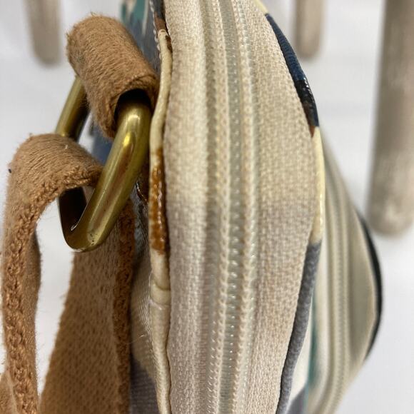 FOSSIL SMALL COATTED CANVAS BLUEPRINT CROSSBODY BAG (ASIS) - Picture 4 of 16